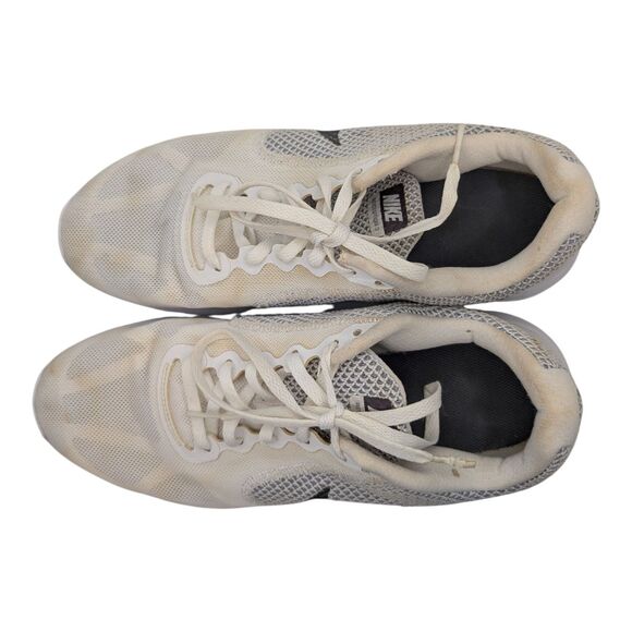 Nike Women's 10 Revolution 3 White Gray Running Walking Shoes Sneakers Active - Picture 2 of 8